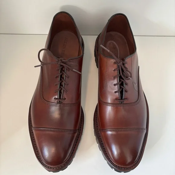 Allen Edmonds Park Avenue Brown Leather Oxfords 11.5 - Picture 3 of 12